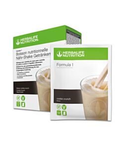 Herbalife Shake Formula 1 Cookie Crunch– 7 Portionspackungen